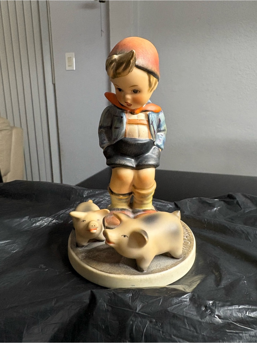 Goebel porcelain figurine titled "Farm Boy"